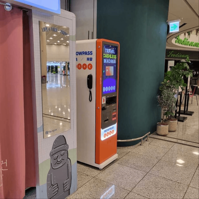 WOWPASS 기계(국내선)