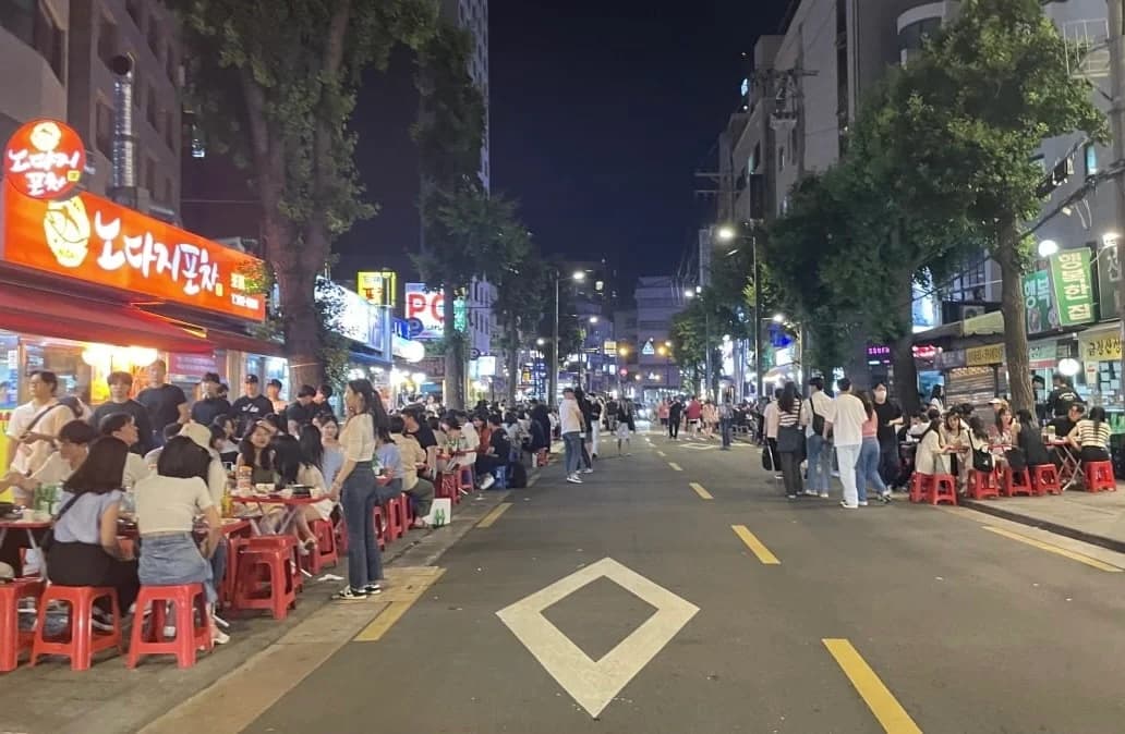 鍾路3街屋台通り 이미지
