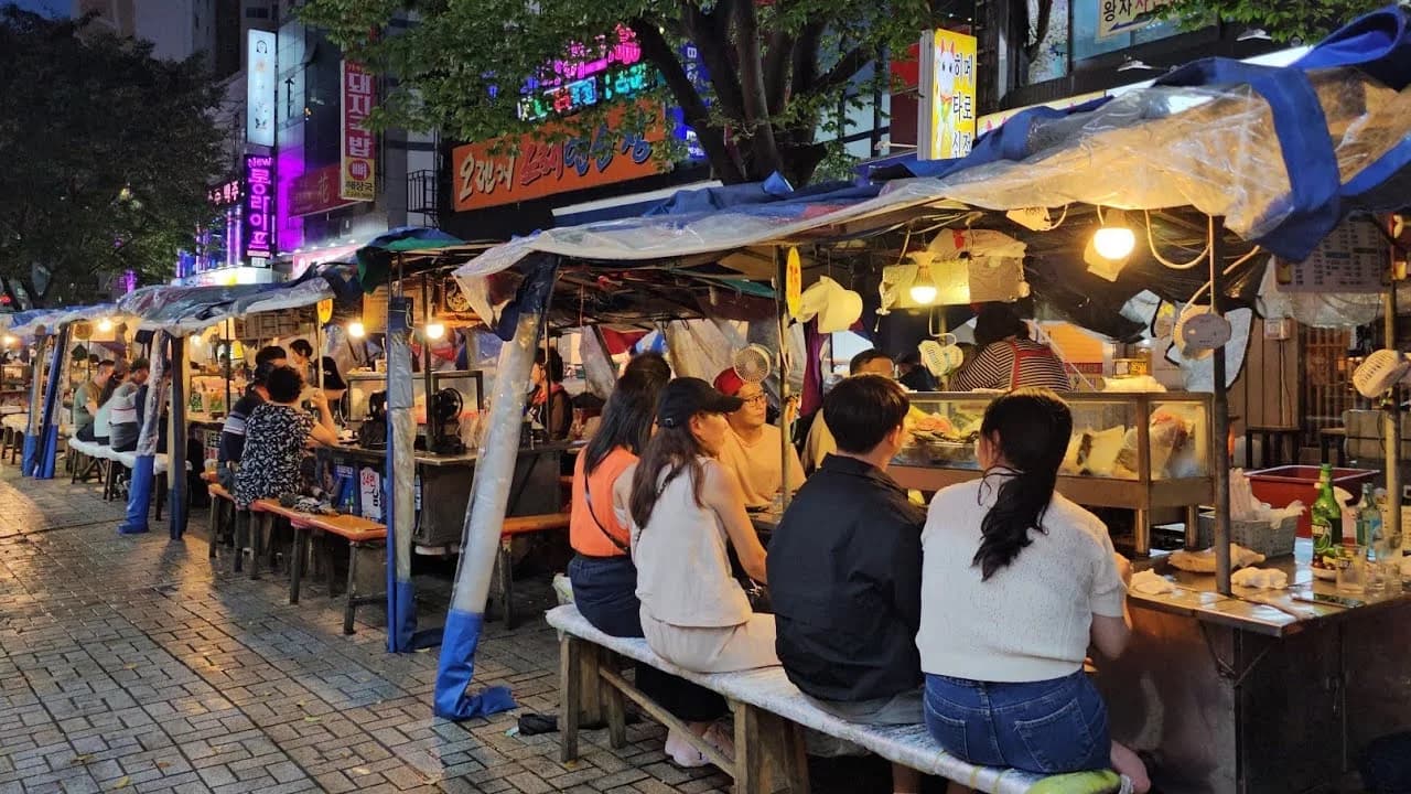 南浦洞屋台通り 이미지
