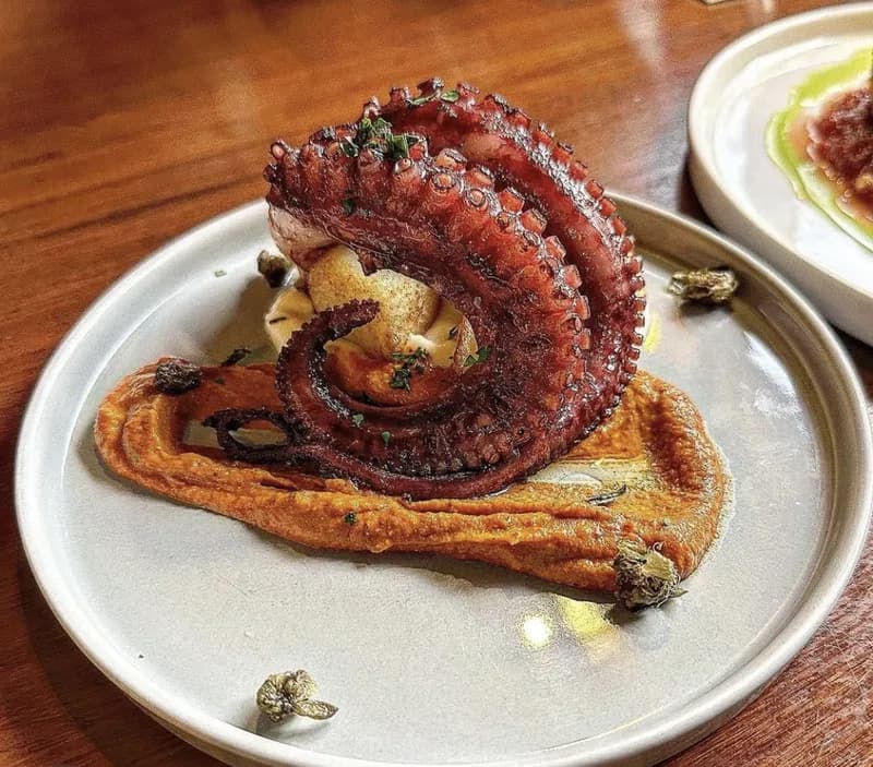 タコのバター焼き
