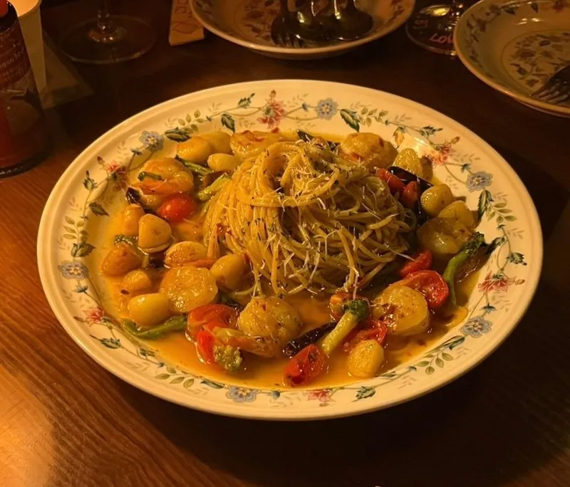 ニンニクとオリーブオイルのパスタ