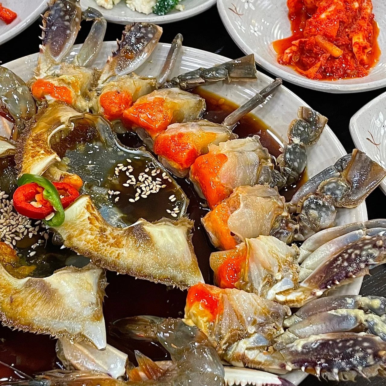 ハムチョカンジャンケジャン 배경 이미지