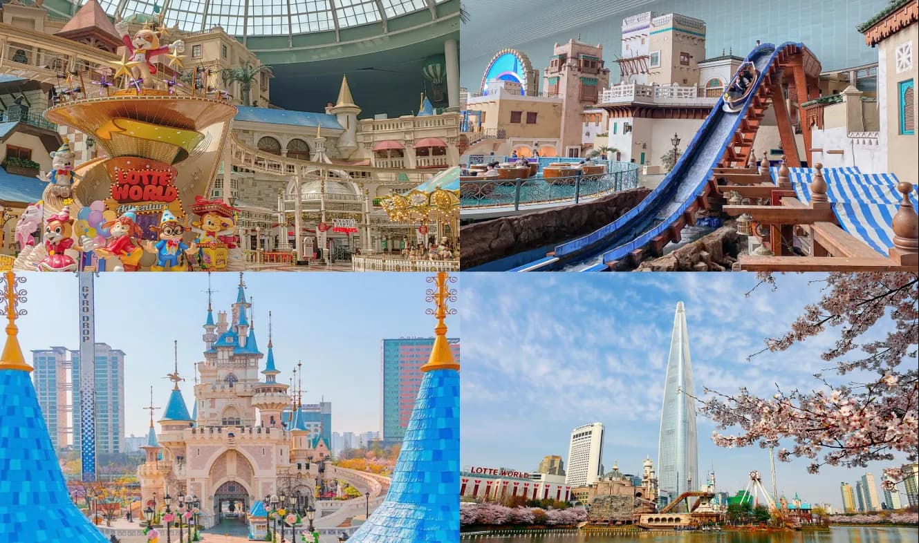 ソウルの中心部に位置し、アクセスが良い遊園地です◎