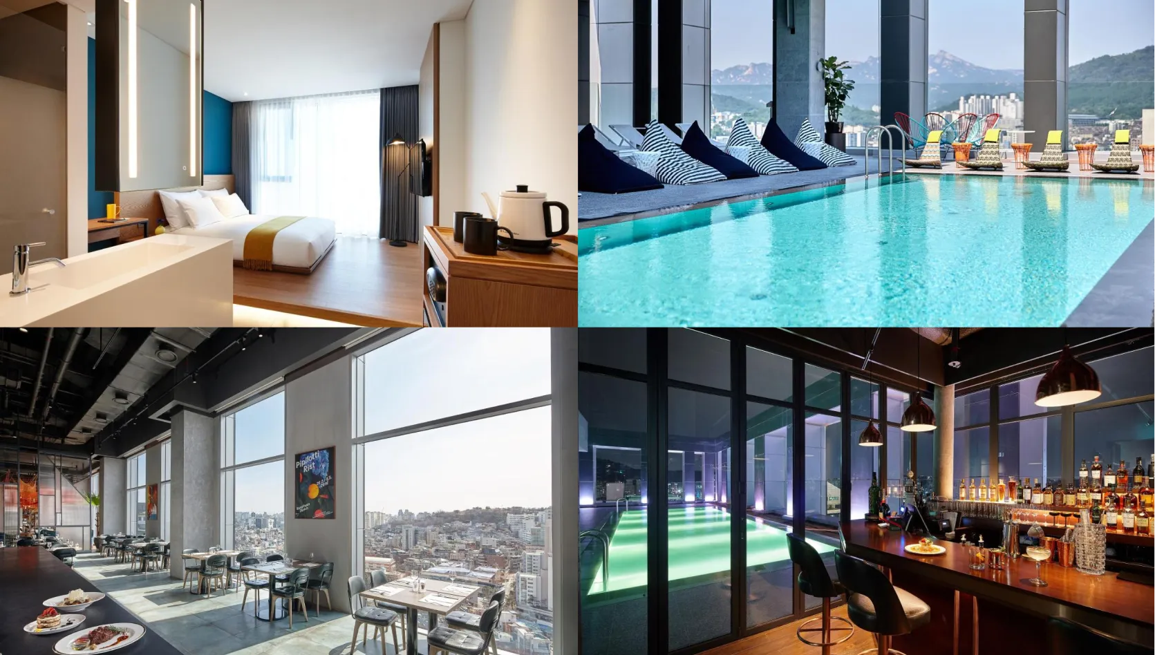 ロッテ系列のホテルで、2016年にオープンした比較的新しいホテル