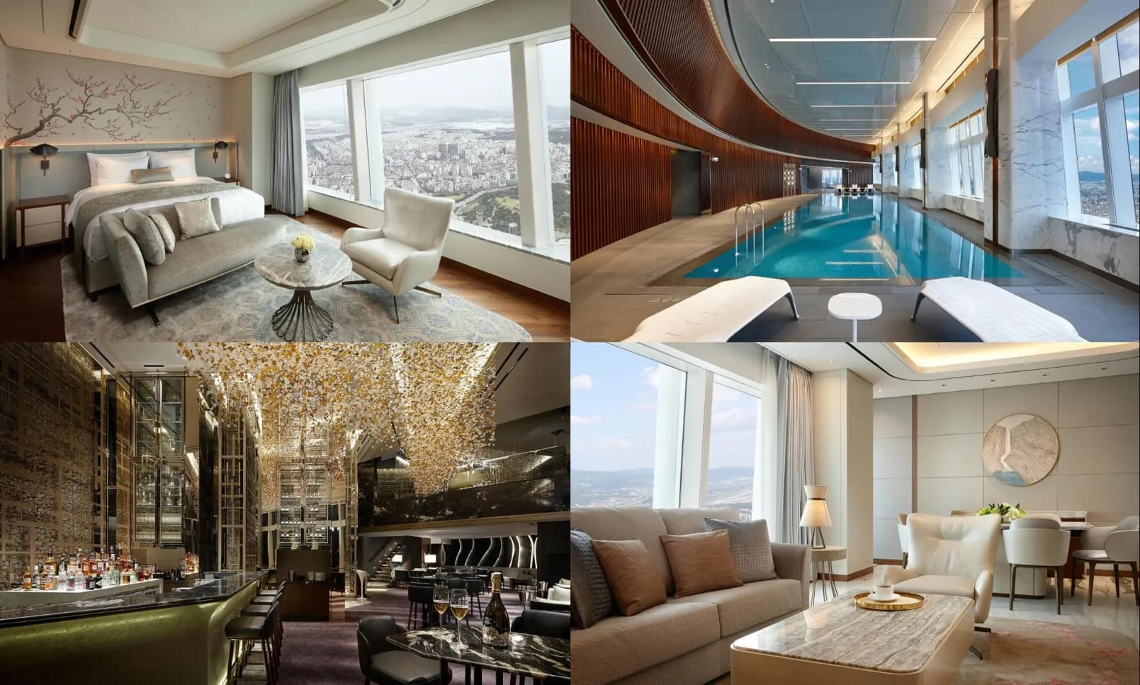 韓国で最も高いランドマークタワー「ロッテワールドタワー」の76階~101階に位置する最高級ホテル