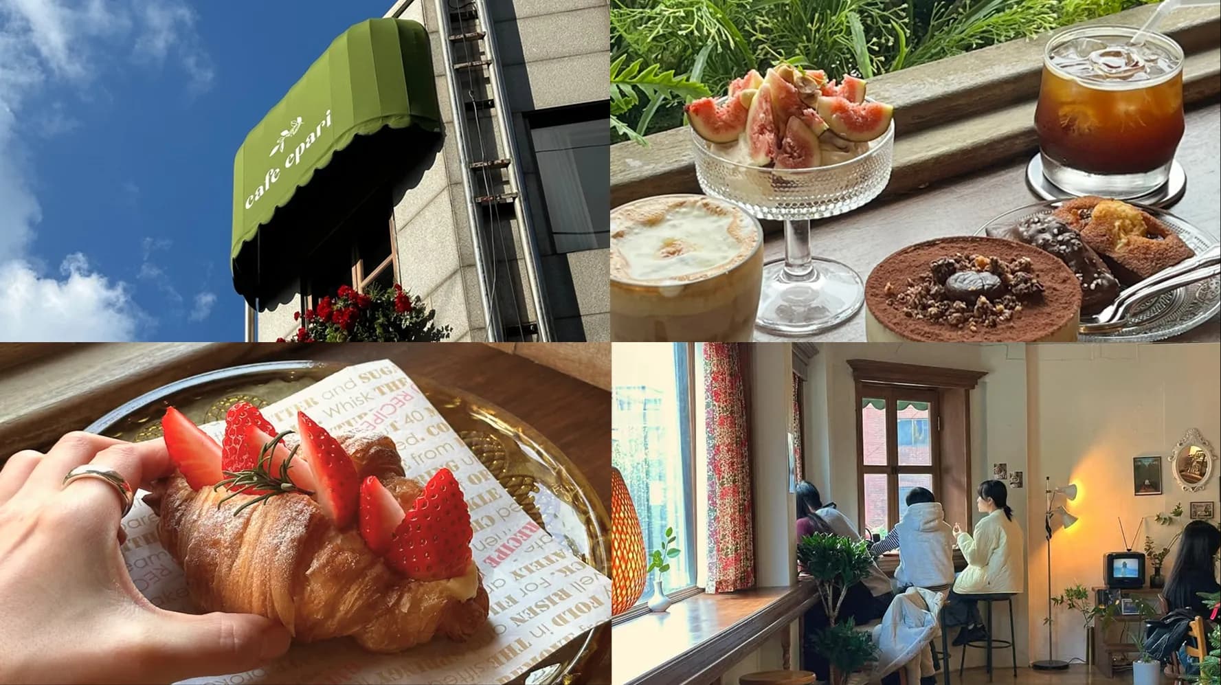 まるで隠れ家のような雰囲気を醸し出すカフェ🪟