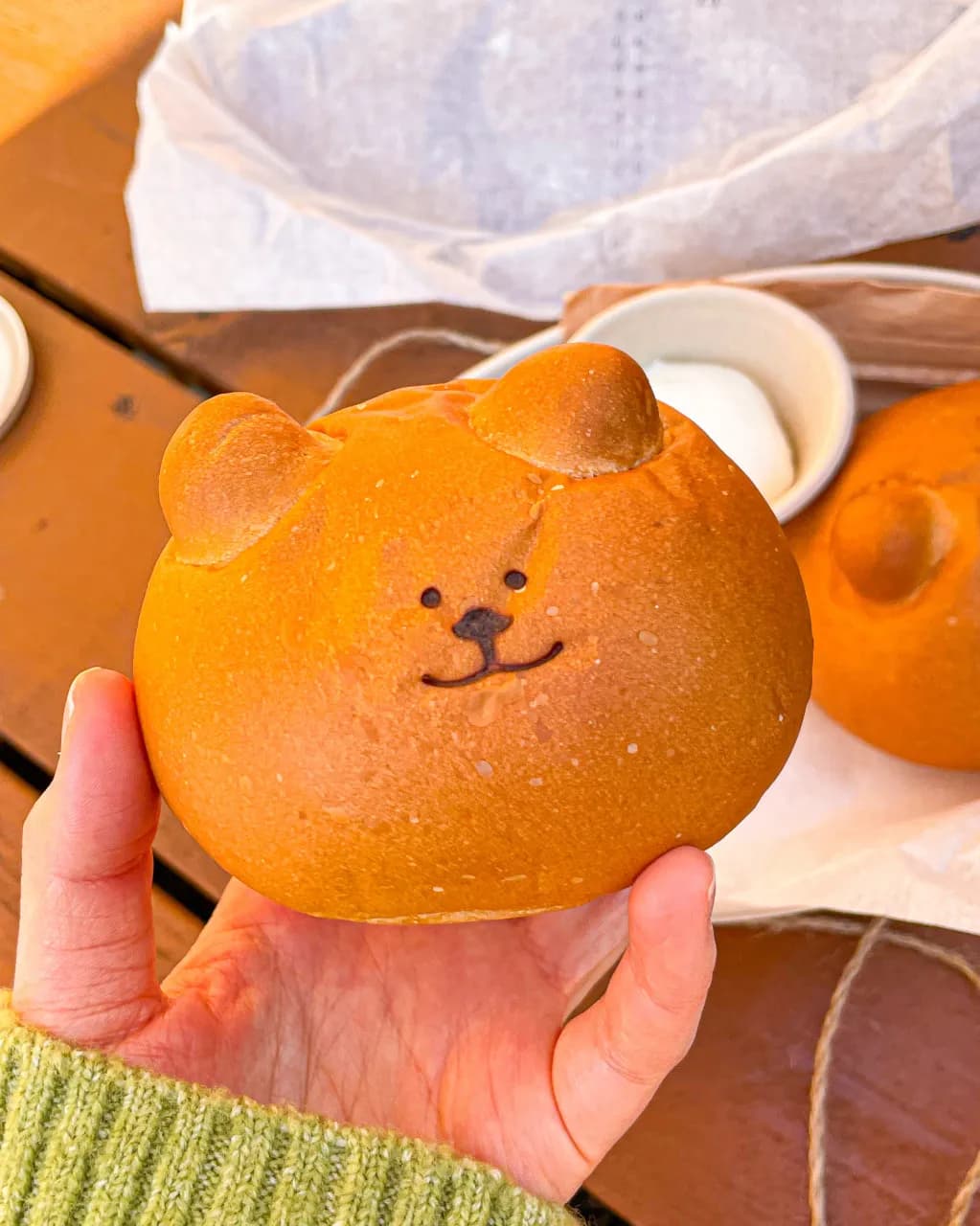 ボリュームと味はお値段以上! ビックサイズのクマちゃんパン