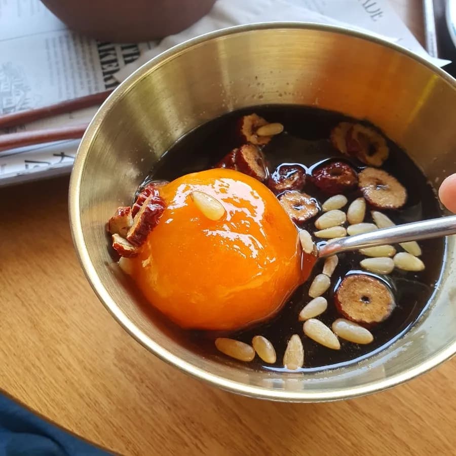 ドリンクはやっぱり「韓国伝統茶」がおすすめ