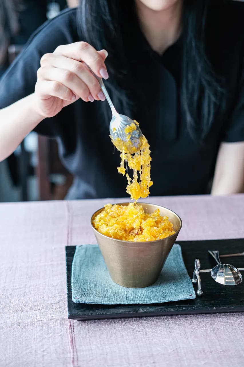 一番人気は「かぼちゃかき氷」