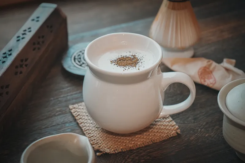 ほうじ茶クリームラテ