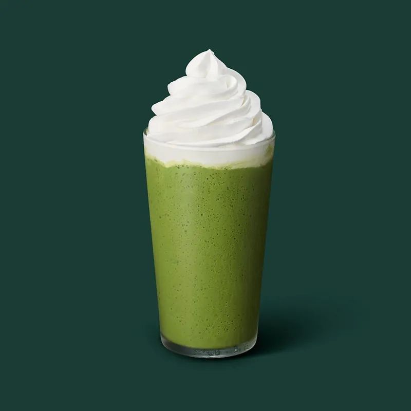 済州抹茶クリームフラペチーノ