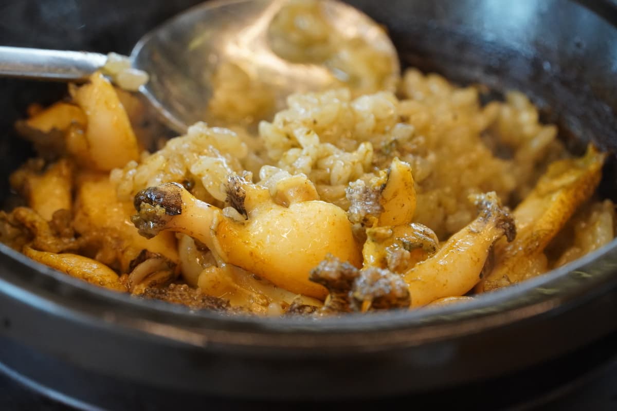 アワビ釜飯がとにかく美味しい