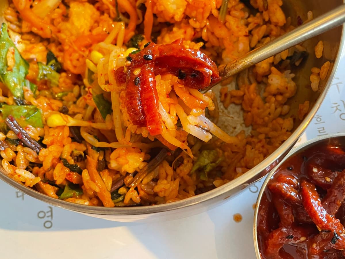 ボリューミーで健康的なビビンバ