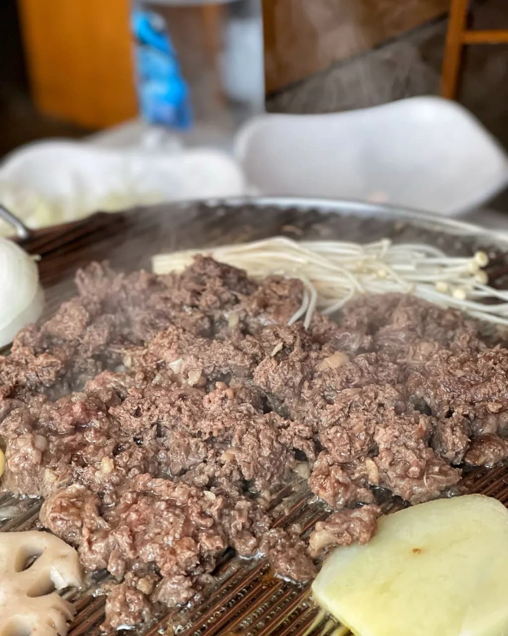 特上クラスの韓牛ロース肉を使用した「彦陽プルコギ」