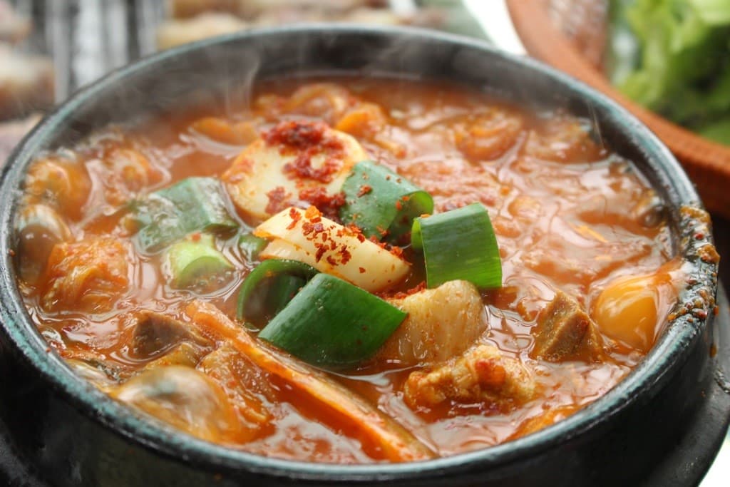 黒豚キムチチゲ(ご飯付