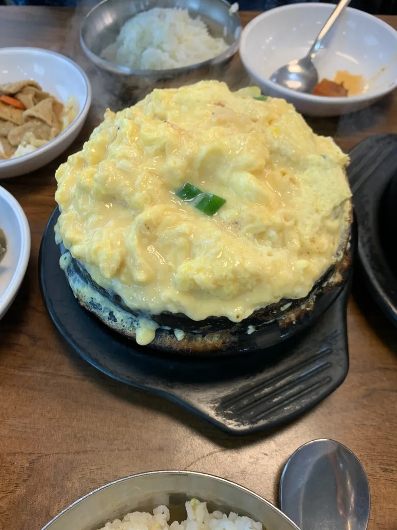 韓国風茶碗蒸し·韓国風卵焼き