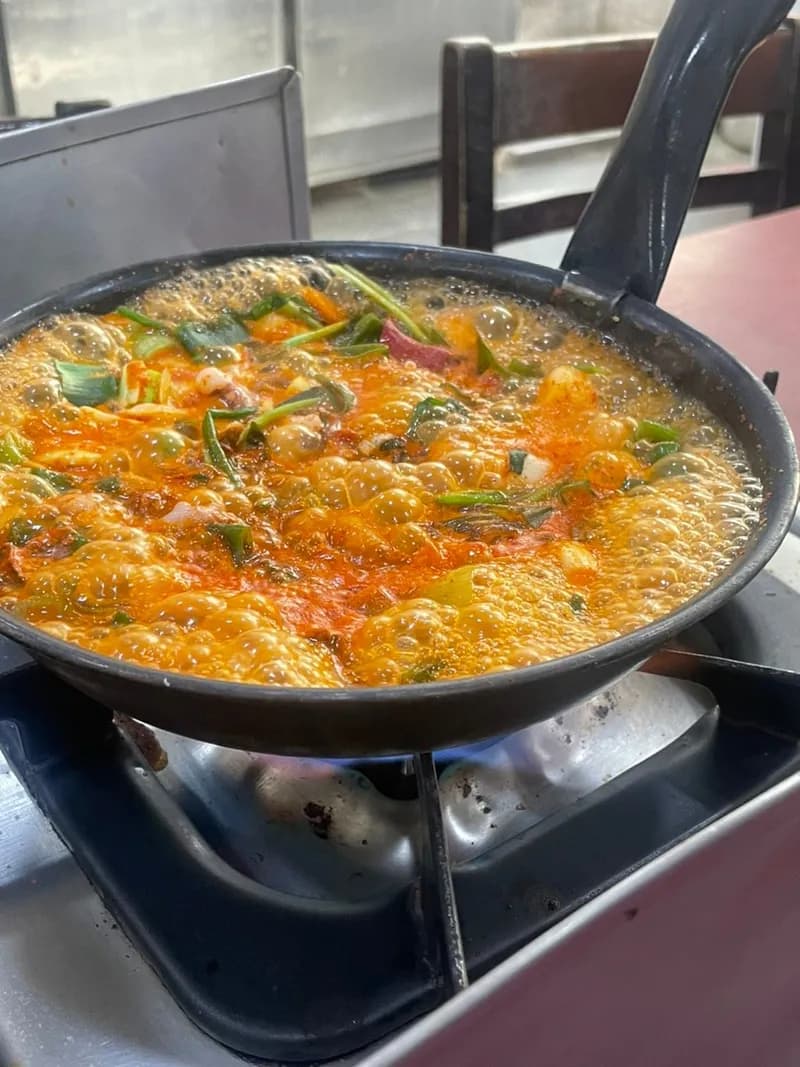タコの辛味炒め