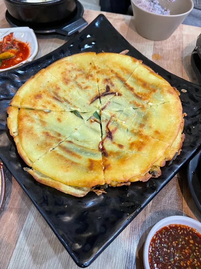 海鮮ネギチヂミ