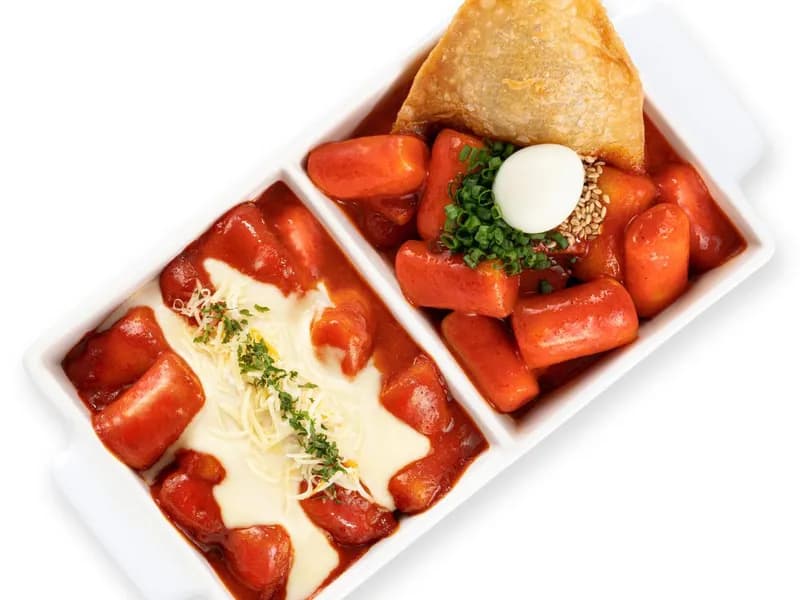 半々トッポギ(ジョーズトッポギ+チーズトッポギ)