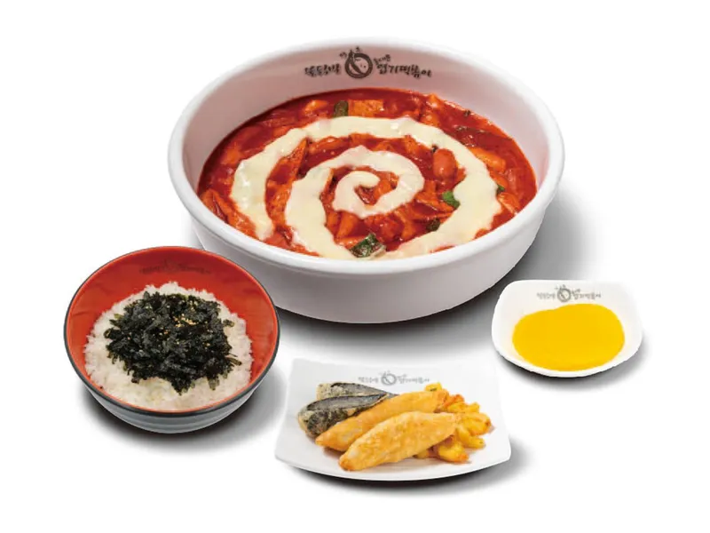 お得セット(トッポギ+ミニキンパ+天ぷら盛り合わせ)