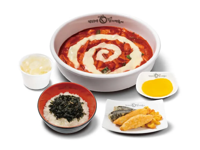 ベストセット(トッポギ+ミニキンパ+天ぷら盛り合わせ+中国タンメン)