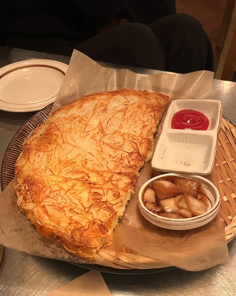 チーズジャガイモチヂミ