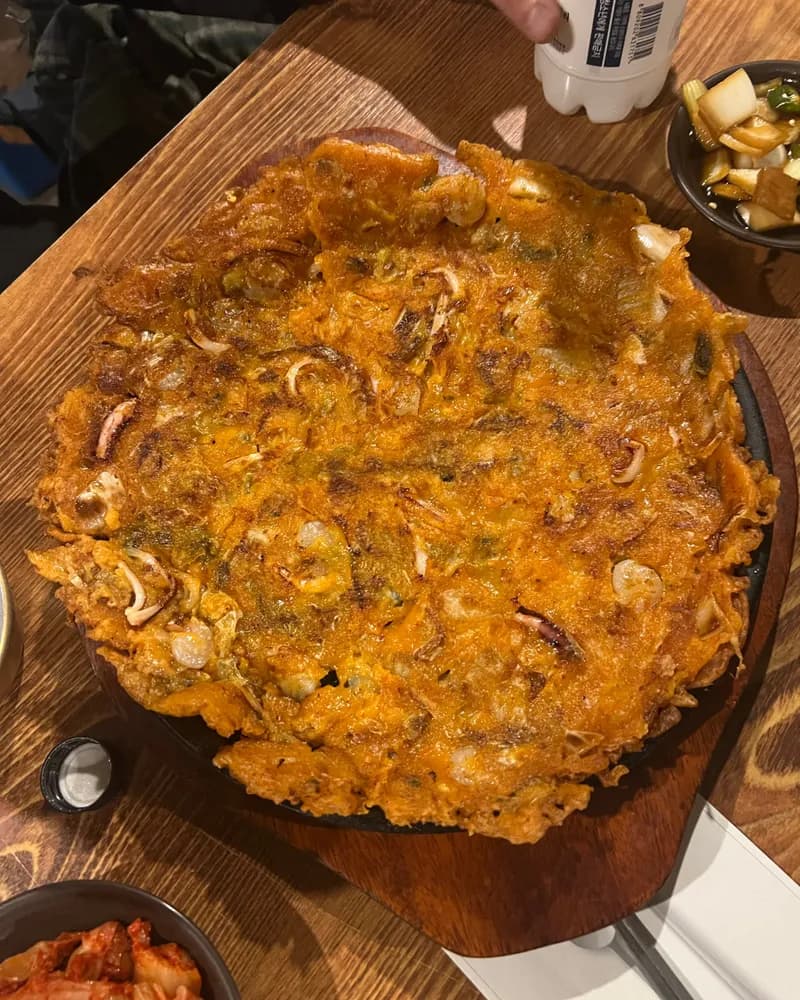 海鮮キムチチヂミ