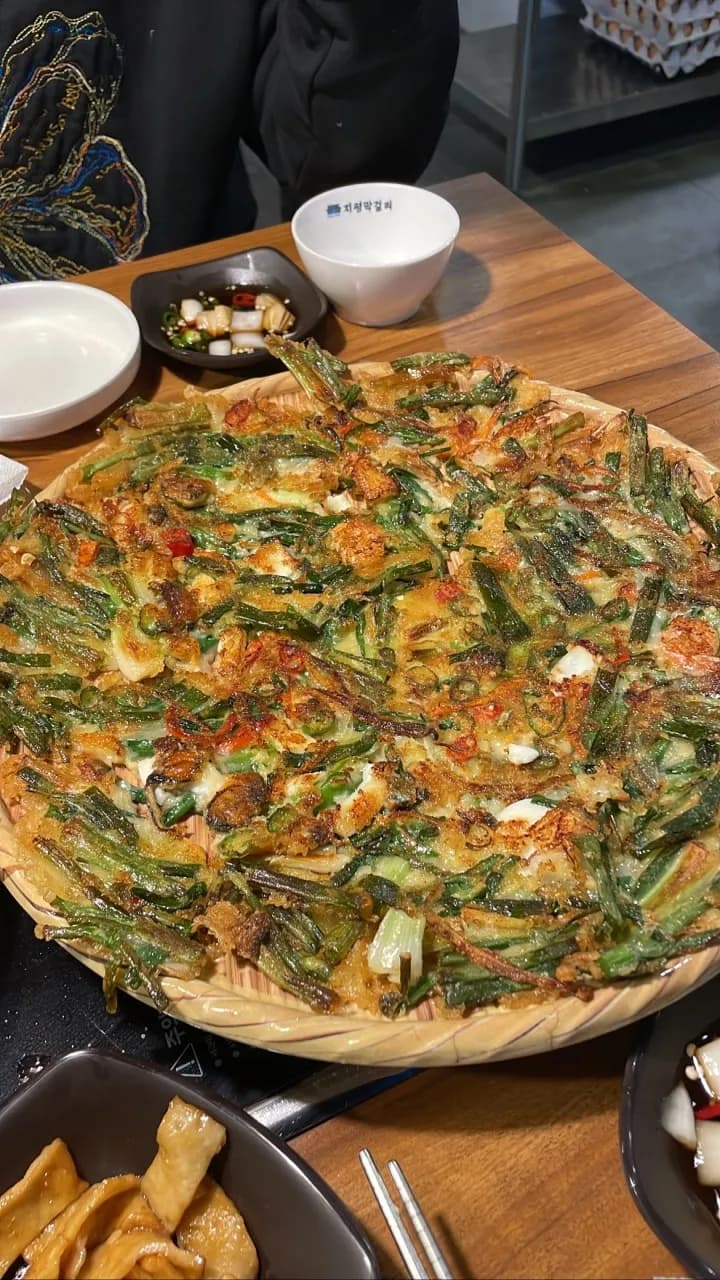 海鮮ニラチヂミ