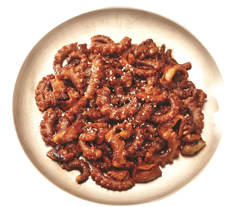 テナガダコ炒め