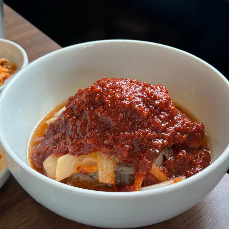 辛口混ぜ冷麺