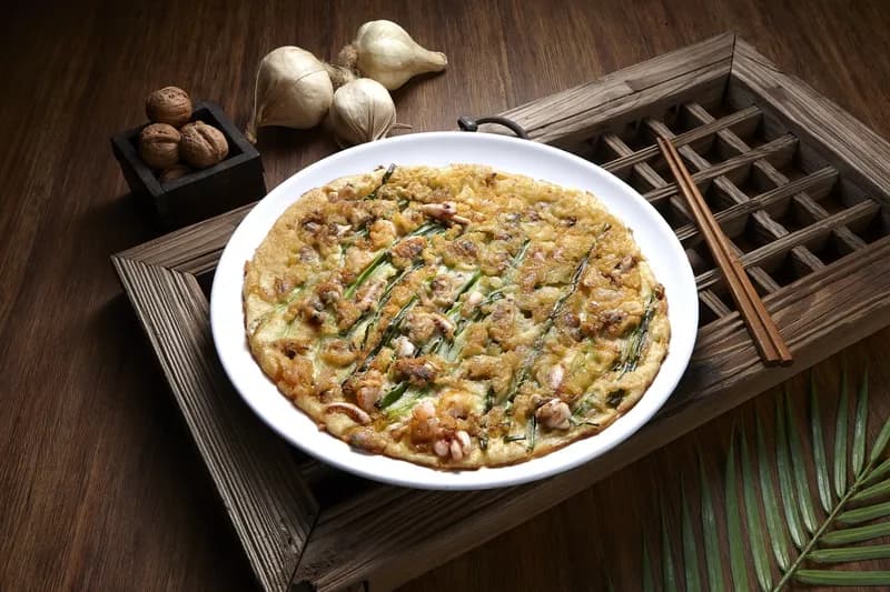 海鮮ネギチヂミ